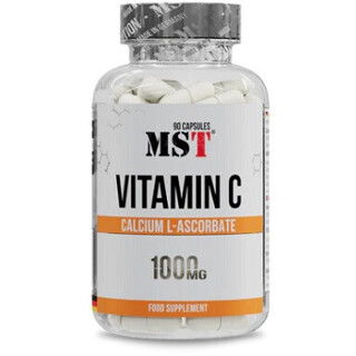 MST - Vitamin C Calcium L-Ascorbate 1000mg 90 Kapseln | ROUGHBULL FITNESS
