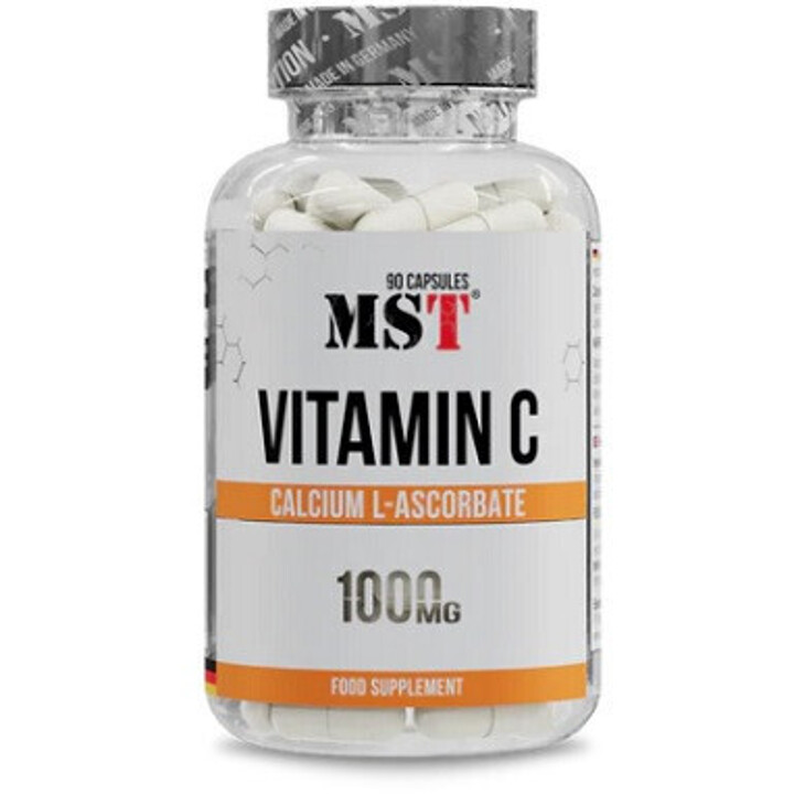MST - Vitamin C Calcium L-Ascorbate 1000mg 90 Kapseln | ROUGHBULL FITNESS