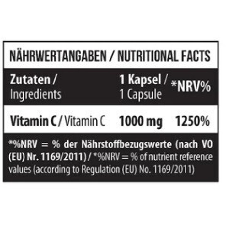 MST - Vitamin C Calcium L-Ascorbate 1000mg 90 Kapseln | ROUGHBULL FITNESS