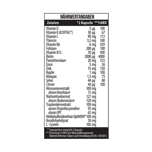 MST - Hair Advanced Formula 60 Kapseln | ROUGHBULL FITNESS