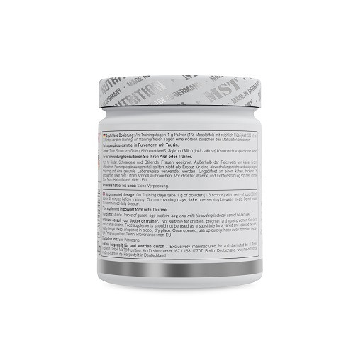 MST - Taurine 300g | ROUGHBULL FITNESS