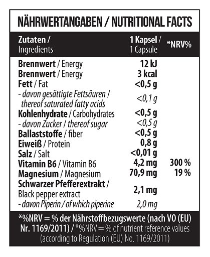 MST - Magnesium Taurat 120 Kapseln | ROUGHBULL FITNESS