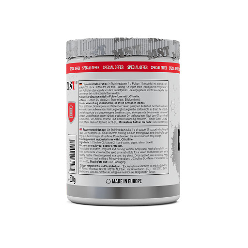 MST - Citrulline 2:1 -  500g neutral RAW | ROUGHBULL FITNESS