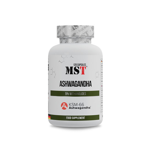 MST - Ashwagandha KSM 66® - 120 Caps | ROUGHBULL FITNESS