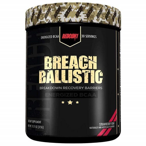 Redcon1 Breach Ballistic (BCAA) 30 Serv. Blue Lemonade  | ROUGHBULL FITNESS