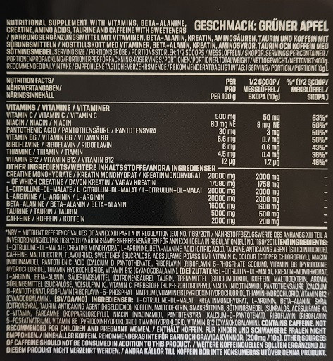 AK47 Labs Schizo Pre-Workout 400g Eden´s Apple | ROUGHBULL FITNESS