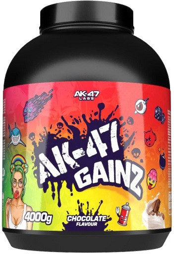 AK47 Labz Gainz 4000g White Chocolate | ROUGHBULL FITNESS