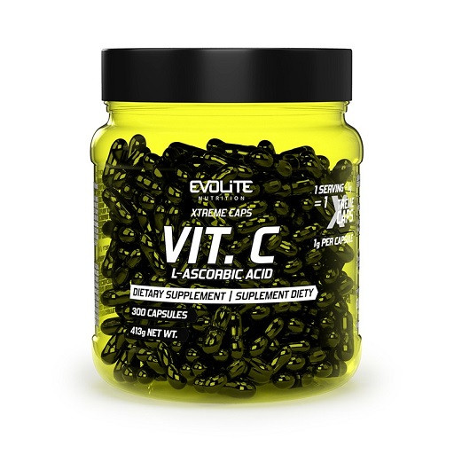 Evolite Nutrition - Vitamin C Xtreme 1000mg (300 Kaps) | ROUGHBULL FITNESS