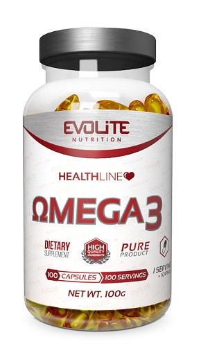 Evolite Nutrition - Omega 3 (100 Kaps.) | ROUGHBULL FITNESS