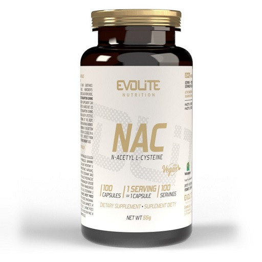 Evolite Nutrition N-Acety-L-Cysteine NAC 100 Caps | ROUGHBULL FITNESS