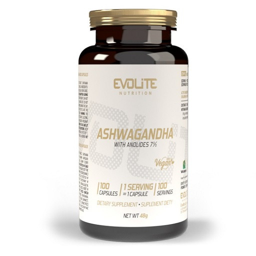 Evolite Nutrition Ashwagandha 100 Caps | ROUGHBULL FITNESS