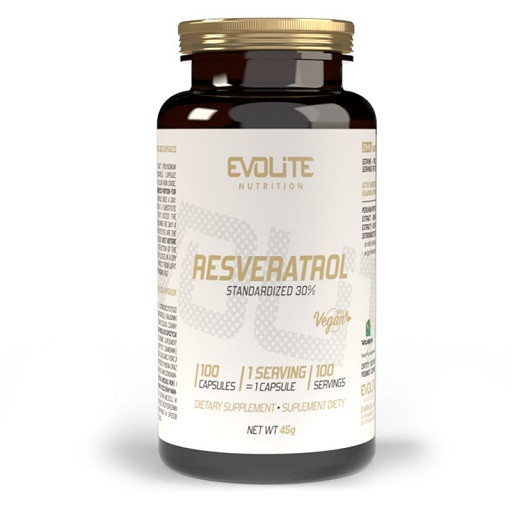 Evolite Nutrition Resveratrol 100 Caps | ROUGHBULL FITNESS