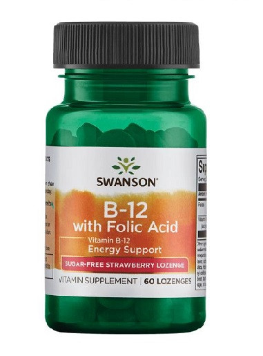 Swanson B-12 with Folic Acid 60 Tabl. | ROUGHBULL FITNESS