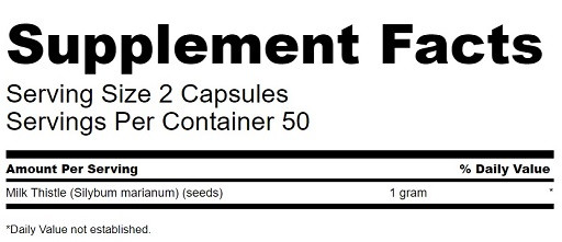 Swanson Milk Thistle 100 Kapseln | ROUGHBULL FITNESS