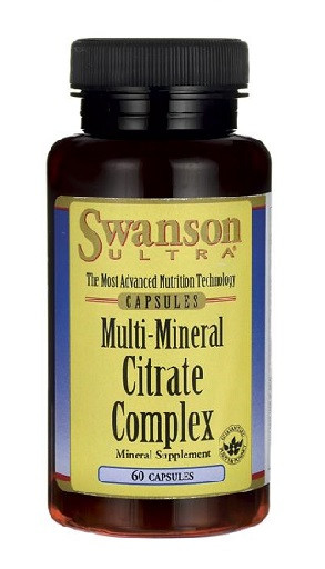 Swanson Multi-Mineral Citrate Complex 60 Kaps. | ROUGHBULL FITNESS