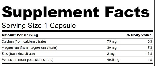 Swanson Multi-Mineral Citrate Complex 60 Kaps. | ROUGHBULL FITNESS