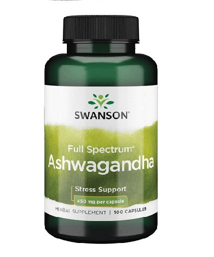 Swanson Ashwagandha 450mg - 100 Kapseln | ROUGHBULL FITNESS