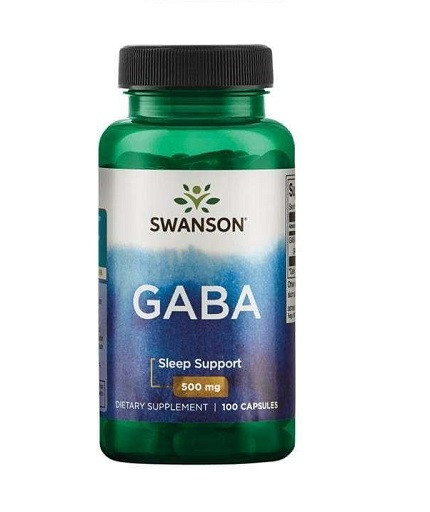 Swanson GABA 500mg, 100 Kaps | ROUGHBULL FITNESS