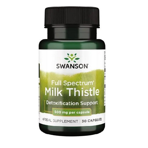 Swanson Milk Thistle 500mg 30 Kapsel | ROUGHBULL FITNESS