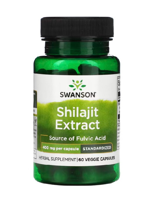 Swanson Shilajit Extract 400mg - 60 Kapseln | ROUGHBULL FITNESS