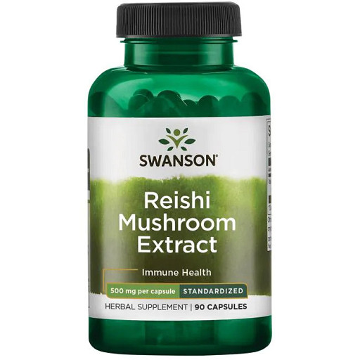 Swanson Full Spectrum Shiitake Mushroom 500mg - 60 Kapseln | ROUGHBULL FITNESS