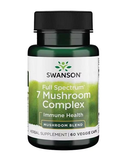 Swanson Full Spectrum 7 Mushroom Complex - 60 Kapseln | ROUGHBULL FITNESS