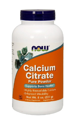 Now - Calcium Citrate Pure Powder 227g | ROUGHBULL FITNESS
