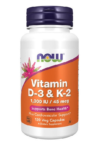 Now - Vitamin D3 & K2 120 Kapseln | ROUGHBULL FITNESS
