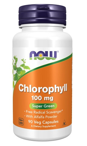 NOW Foods Chlorophyll 100mg 90 Vegane Kapseln | ROUGHBULL FITNESS
