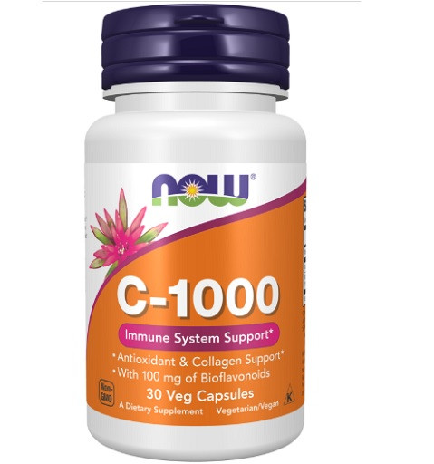 Now Foods Vitamin C-1000 30 Veg Kapseln | ROUGHBULL FITNESS