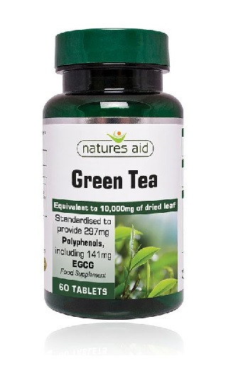 Natures Aid - Green Tea 10,000mg 60 Tabl. | ROUGHBULL FITNESS