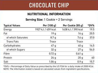 Applied Nutrition Critical Cookie (12x73g) Chocolate Chip | ROUGHBULL FITNESS