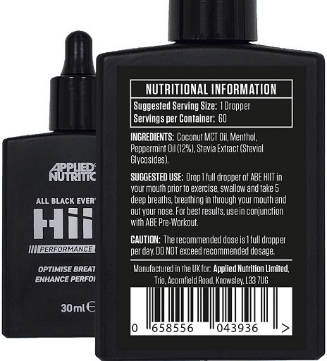 Applied ABE HIIT Performance Drops 30ml | ROUGHBULL FITNESS