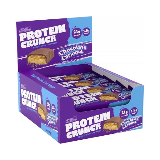 Applied Protein Crunch Bar 12 x 62g White Chocolate Caramel | ROUGHBULL FITNESS