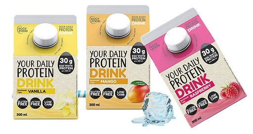 EGGY FOOD YOUR DAILY PROTEIN DRINK 6x300ml Vanille | ROUGHBULL FITNESS