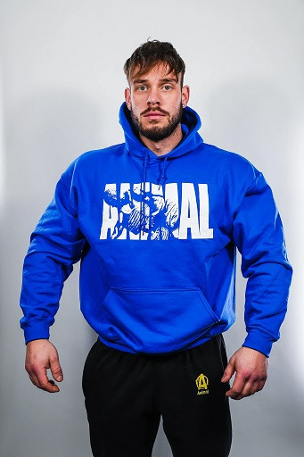 Universal Animal Hooded Sweater Blue XL | ROUGHBULL FITNESS
