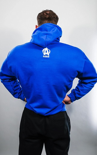 Universal Animal Hooded Sweater Blue XXXL | ROUGHBULL FITNESS