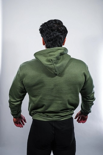 Universal Animal Hooded Sweater Military M | ROUGHBULL FITNESS