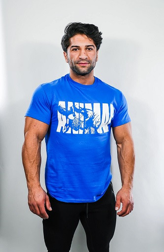 Universal Animal Fury T-Shirt Blue M | ROUGHBULL FITNESS