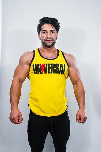 Universal Animal Tank Top Yellow XL | ROUGHBULL FITNESS