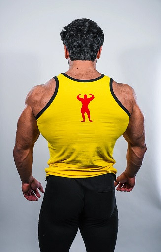 Universal Animal Tank Top Yellow XL | ROUGHBULL FITNESS