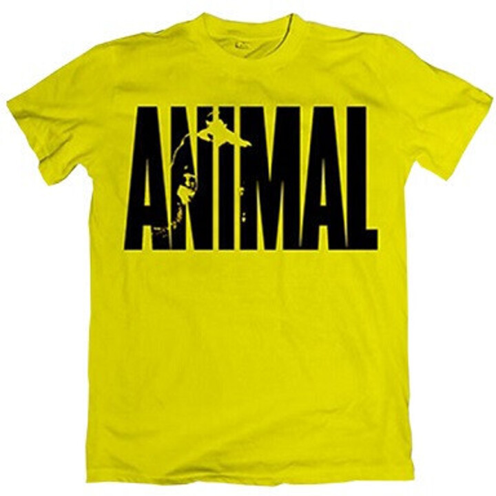 Universal Animal T-Shirt "Iconic" yellow | ROUGHBULL FITNESS