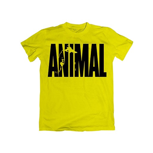 Universal Animal T-Shirt "Iconic" yellow XL | ROUGHBULL FITNESS