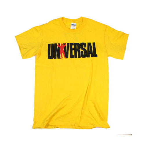 Universal T-Shirt "Universal 77" Gelb XL | ROUGHBULL FITNESS