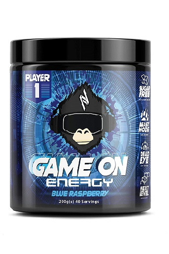Player 1 - Game On Gaming Energy 200g Rainbow | ROUGHBULL FITNESS