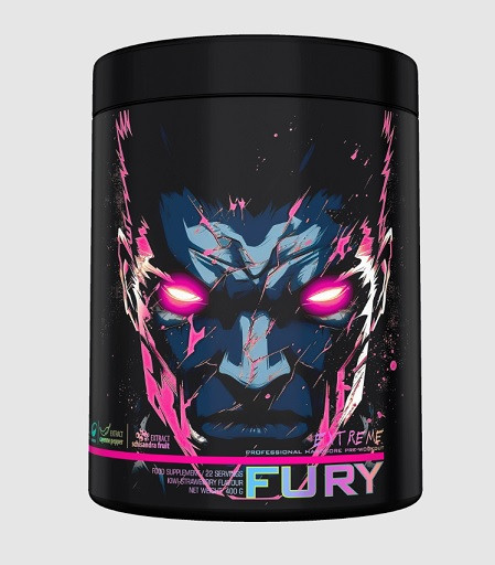 Genius Nutrition Fury Extreme 400g Raspberry Bomb | ROUGHBULL FITNESS
