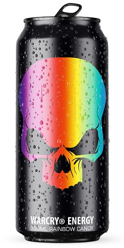 Genius Nutrition Warcry Energy Drink schwarz (24 x 330 ml) Kiwi-Strawberry | ROUGHBULL FITNESS