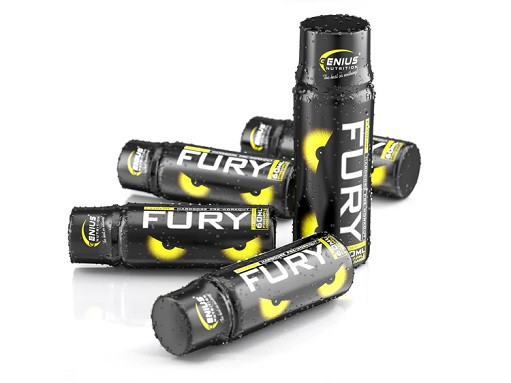 Genius Nutrition -  Fury Extreme Shot (12x80ml) Pineapple | ROUGHBULL FITNESS