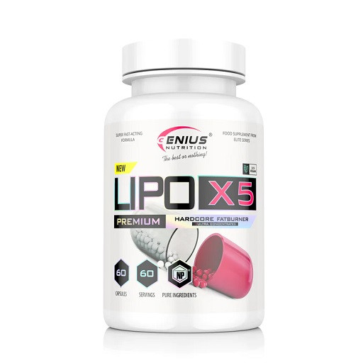 Genius Nutrition LIPO-X5 60 Kapseln | ROUGHBULL FITNESS