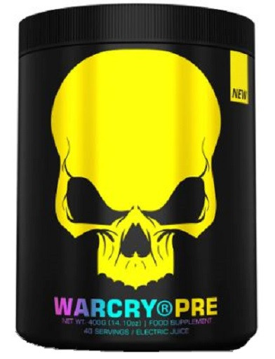 Genius Nutrition Warcry Pre 400g Electric Juice | ROUGHBULL FITNESS